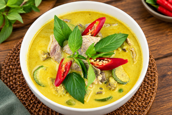Curry vert thaï : la recette authentique du Green Curry à préparer chez vous