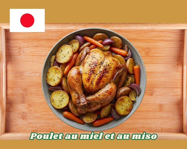 Poulet au miel et au miso : recette japonaise gourmande et parfumée