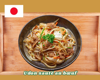 Udon sauté au bœuf