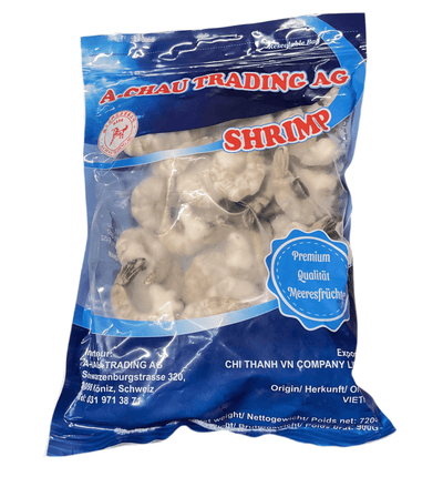 Crevettes Black Tiger de grande taille - A Chau Trading AG - 760g - Hello Asia