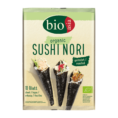 Feuilles d'algues (Nori) BIO pour sushi x 10 feuilles - Hello Asia