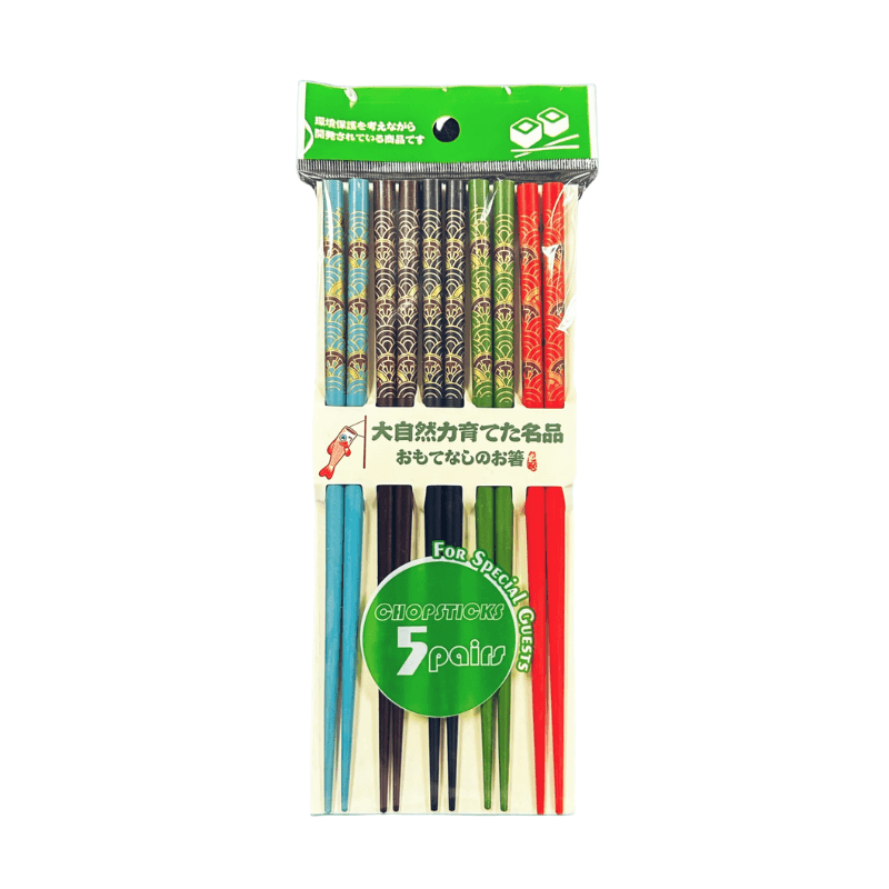 Baguettes Japonaises 5 Coloris - PCS - Hello Asia