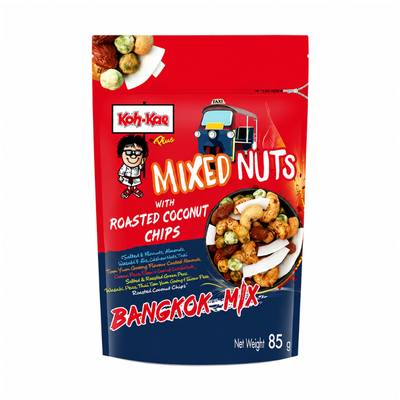 Bangkok Mix aux chips de coco grillée et noix - KOH-KAE - 85g
