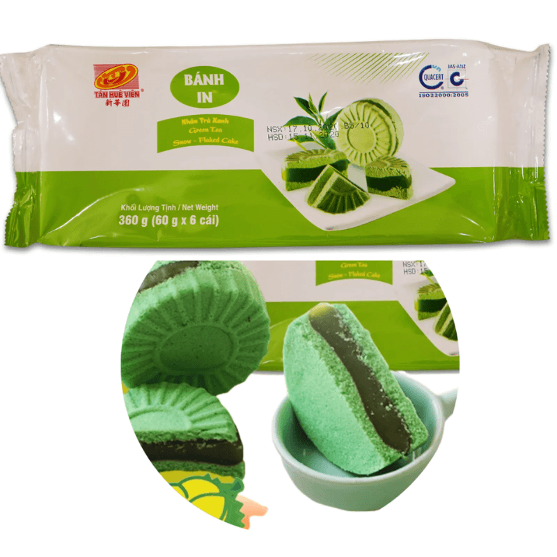 Banh In Cake – Green Tea - TÂN HUÊ VIÊN - 360g - Hello Asia