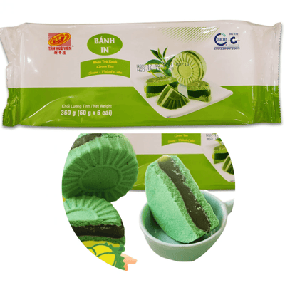 Banh In Cake – Green Tea - TÂN HUÊ VIÊN - 360g - Hello Asia