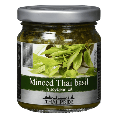 Basilic Thaï Haché dans l'huile de Soja - THAI PRIDE - 175g - Hello Asia