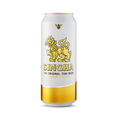Bière blonde (lager) - SINGHA - 490ml