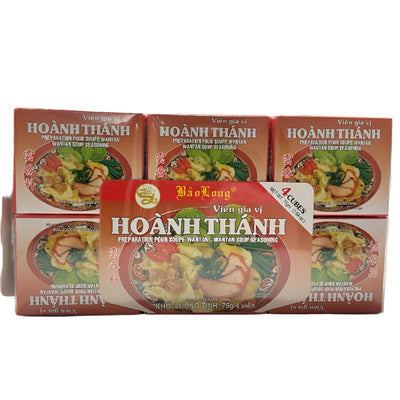 Bouillons cubes "Wonton" - BAO LONG - Pack de 12x75g