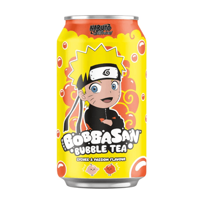 Bubble Tea Naruto, Litchi & Fruit de la Passion - BOBBASAN - 320ml - Hello Asia