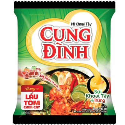 Instant Nouille Hot&sour Prawn BUNDLE - CUNG DINH - 85g - Hello Asia