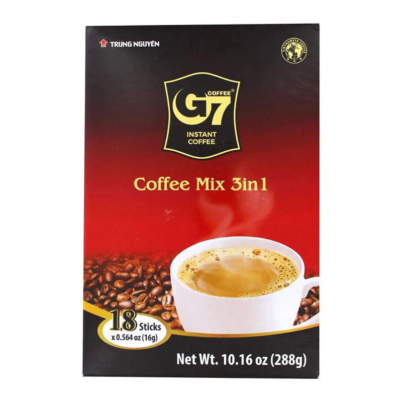 Café Instantané 3in1 G7 (18 sachets x 16 g) - TRUNG NGUYÊN - 288g