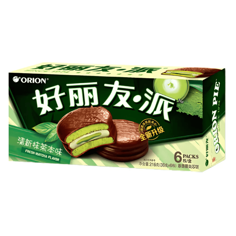 Cake Chocopie au Matcha - ORION - 216g - Hello Asia