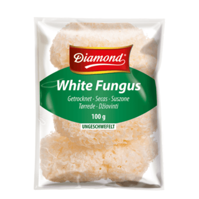Champignon fungus blanc, séché Sparissa Crispa - 100g - Hello Asia