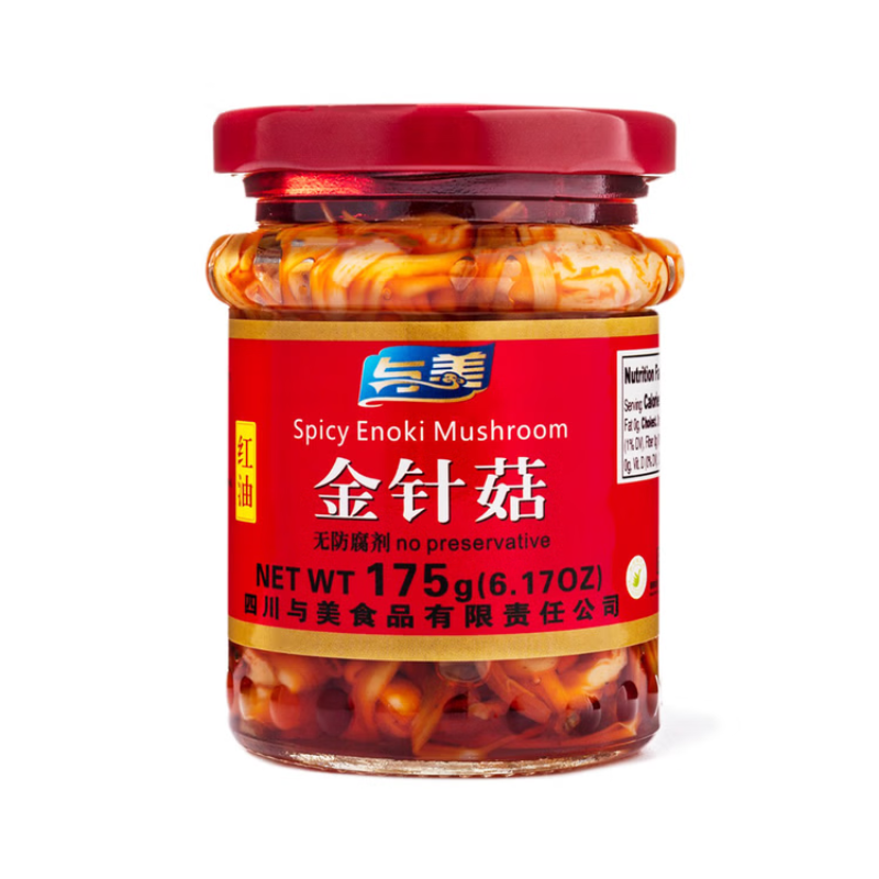 Champignons enoki épicés Yumei - 175g