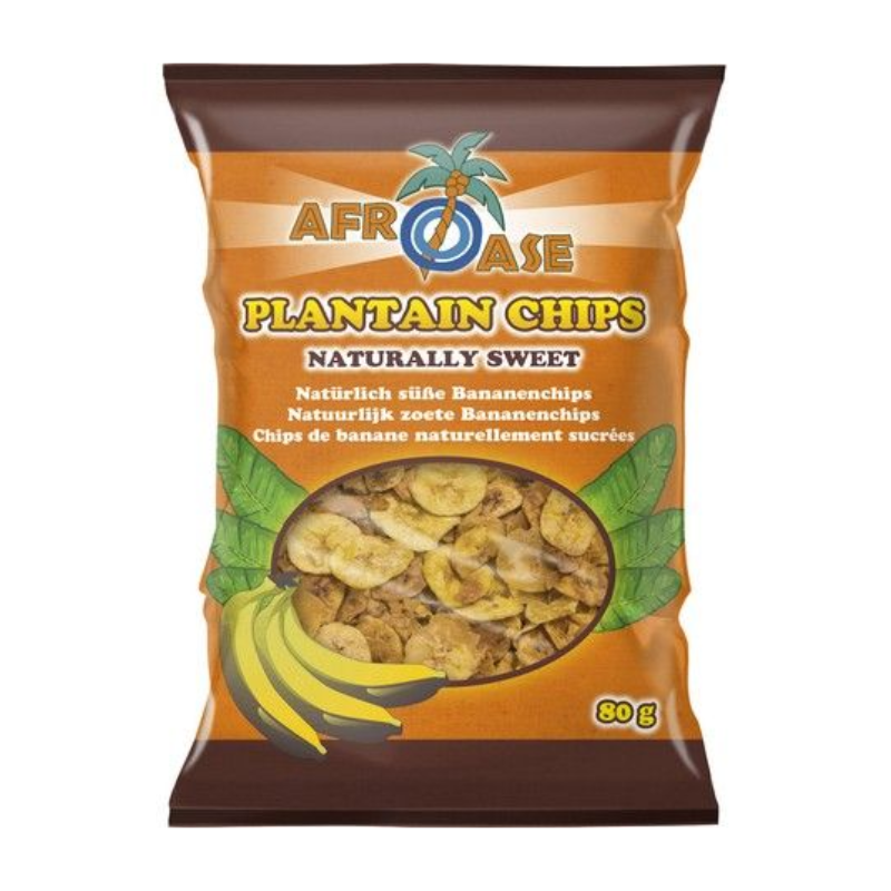 Chips de Plantain Douces - AFROASE - 80g