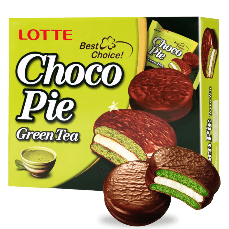 Chocopie Thé Vert - LOTTE - 336g - Hello Asia