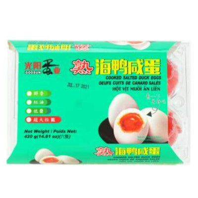 Les œufs de canard salés - Goosun - 70 x 6 pièces - Hello Asia