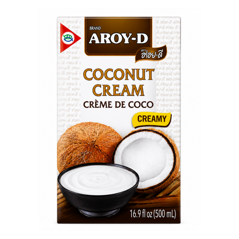 Crème de noix de coco extra crémeuse - AROY-D - 500ml