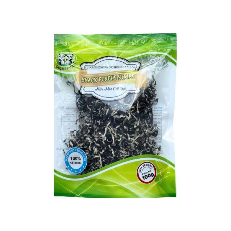 Champignons fungus noirs en lamelles - DOUBLE PANDA - 100g - Hello Asia