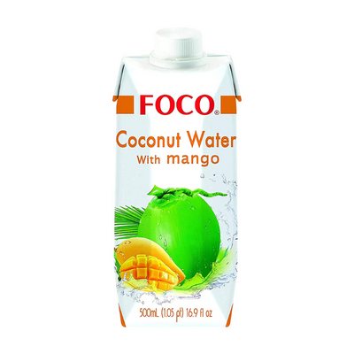 Eau De Jeune Noix De Coco Avec Mangue 5% - FOCO - 500ml