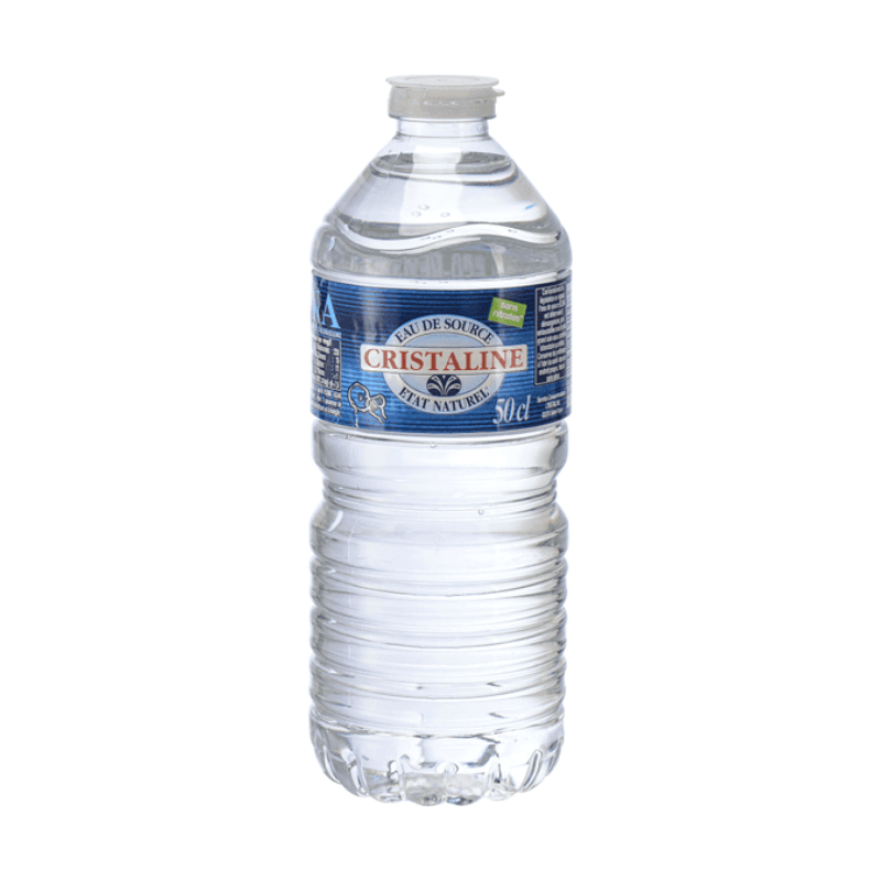 Eau minérale "Cristaline" pétillante - CRISTALINE - 0.5L