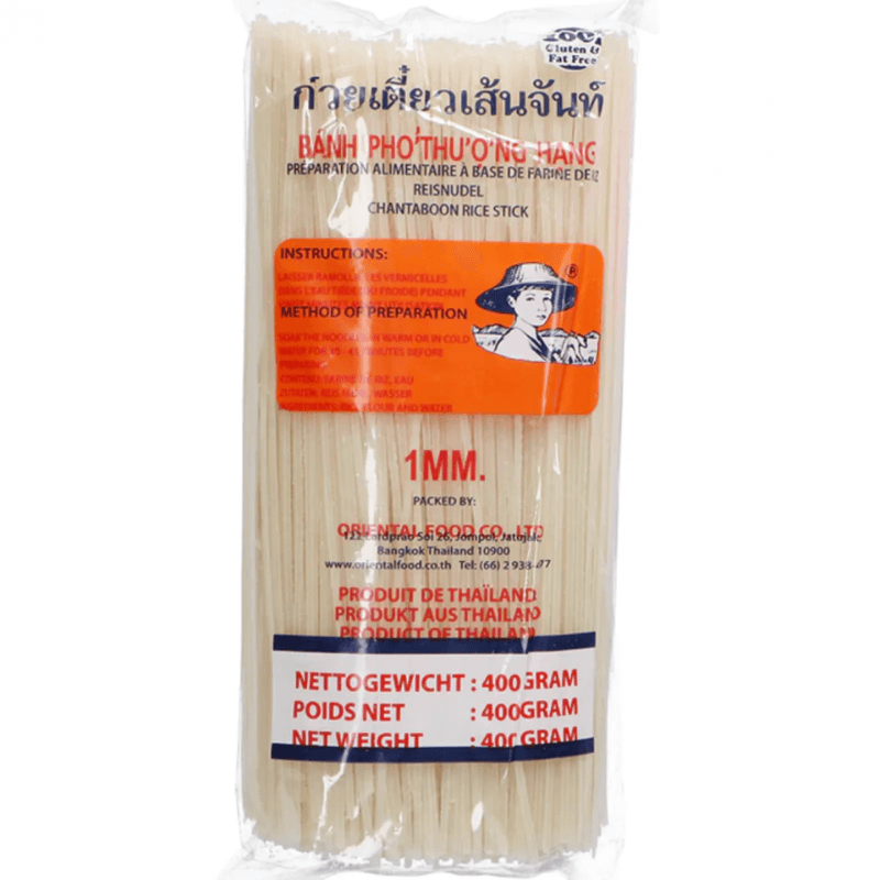 Nouilles de riz - banh pho 1mm - FARMER - 400g - Hello Asia