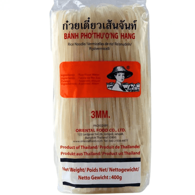 Nouilles de riz - banh pho 3mm - FARMER - 400g - Hello Asia