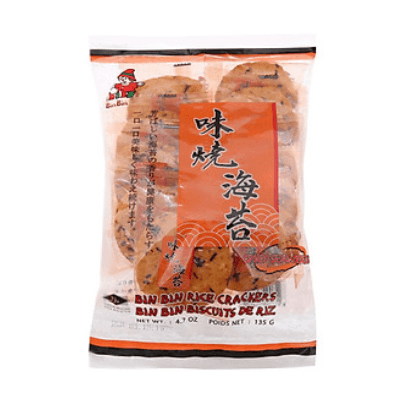 Galettes de riz - avec algues, épicées - BIN BIN - 135g - Hello Asia