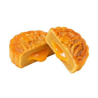 Mooncake YB con cuore cremoso alla crema pasticcera – 6 × 60 g