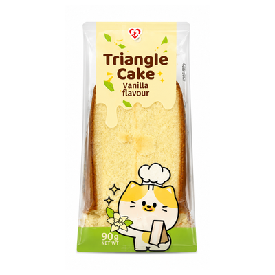 Gâteau moelleux triangulaire saveur vanille - TOKIMEKI - 90g