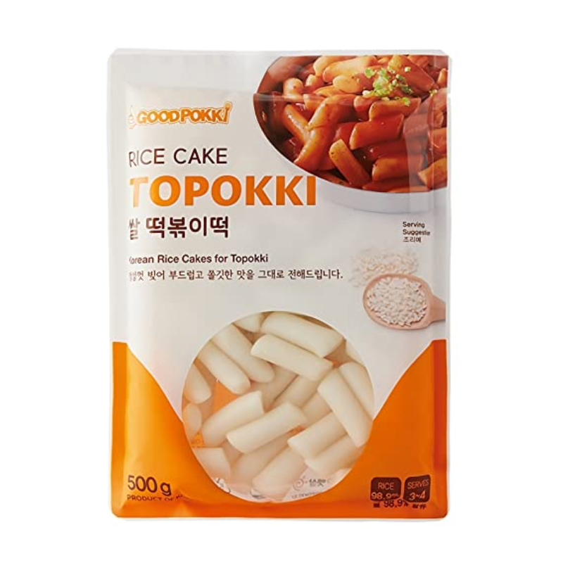 Gâteau de riz coréen pour « Tteokbokki » - GOODPOKKI - 500g