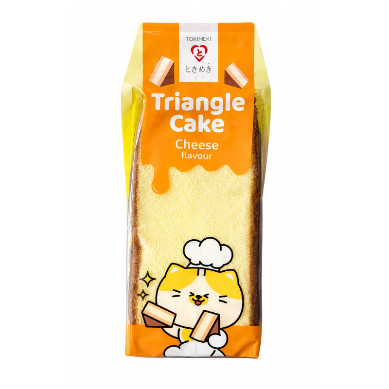 Gâteau moelleux triangulaire saveur fromage - TOKIMEKI - 90g