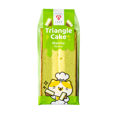 Gâteau moelleux triangulaire saveur matcha - TOKIMEKI - 90g