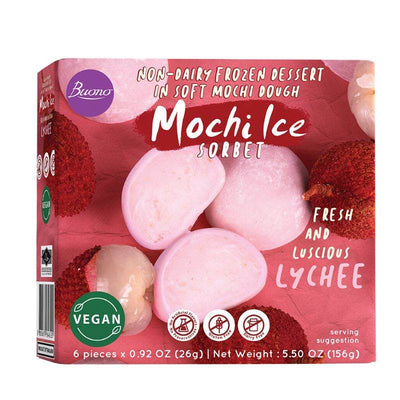 Glace Mochi au Litchi - BUONO - 156g - Hello Asia