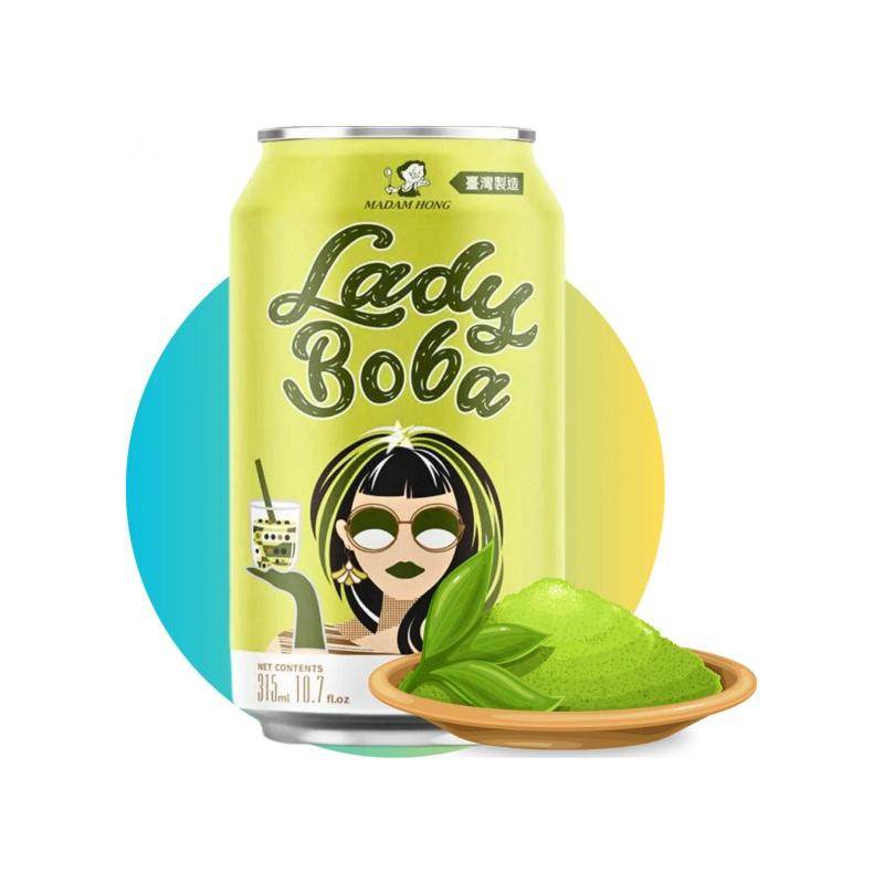 Bubble Tea au Matcha - LADY BOBA - 315ml - Hello Asia