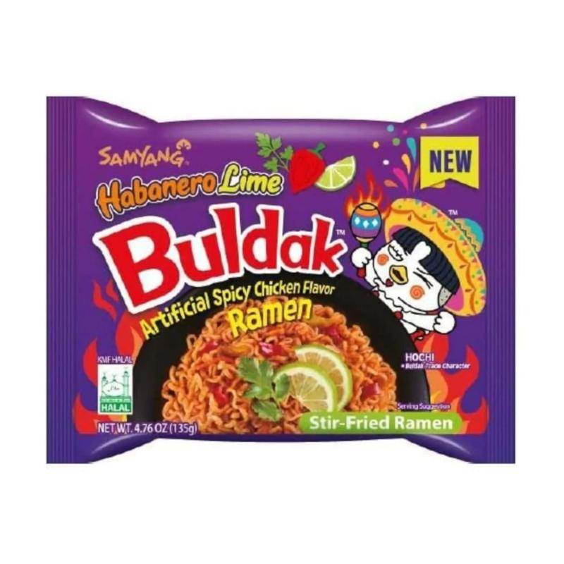 Hot Chicken Ramen Habanero Lime - Samyang - 135g - Hello Asia
