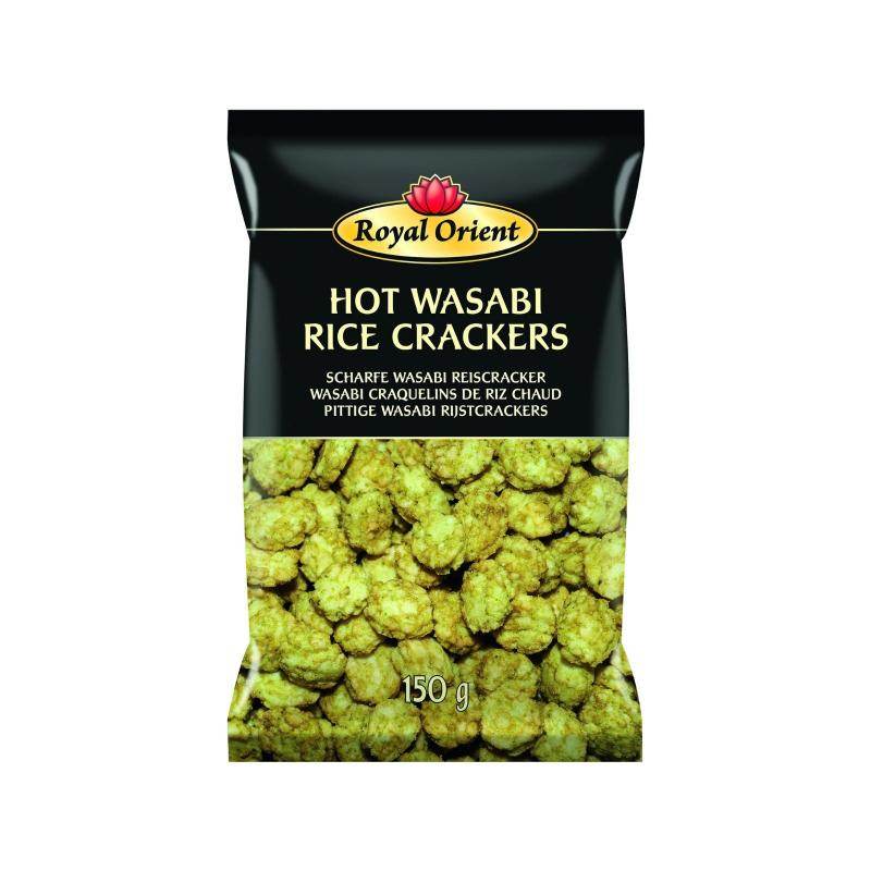 Crackers de Riz au Wasabi Épicé - ROYAL ORIENT - 150g - Hello Asia