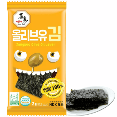 Olive Oil Laver - JANGSOO - 2g - Hello Asia