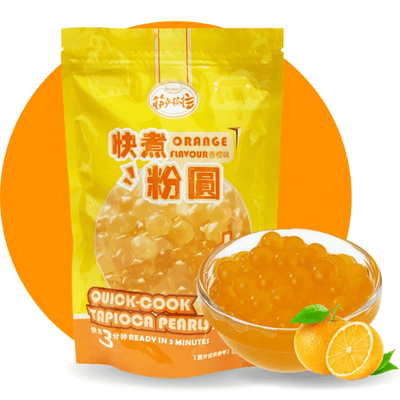 Quick Cook Tapioca Pearls Orange - KLKW - 250g - Hello Asia