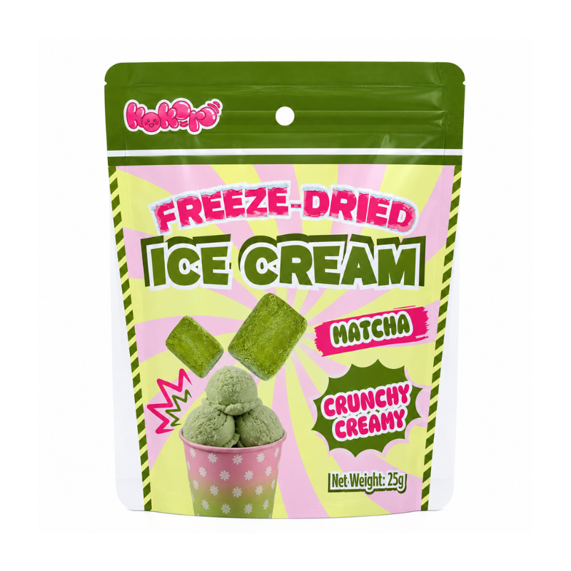 Freeze Dried Matcha Ice Cream - KOKORO - 25g