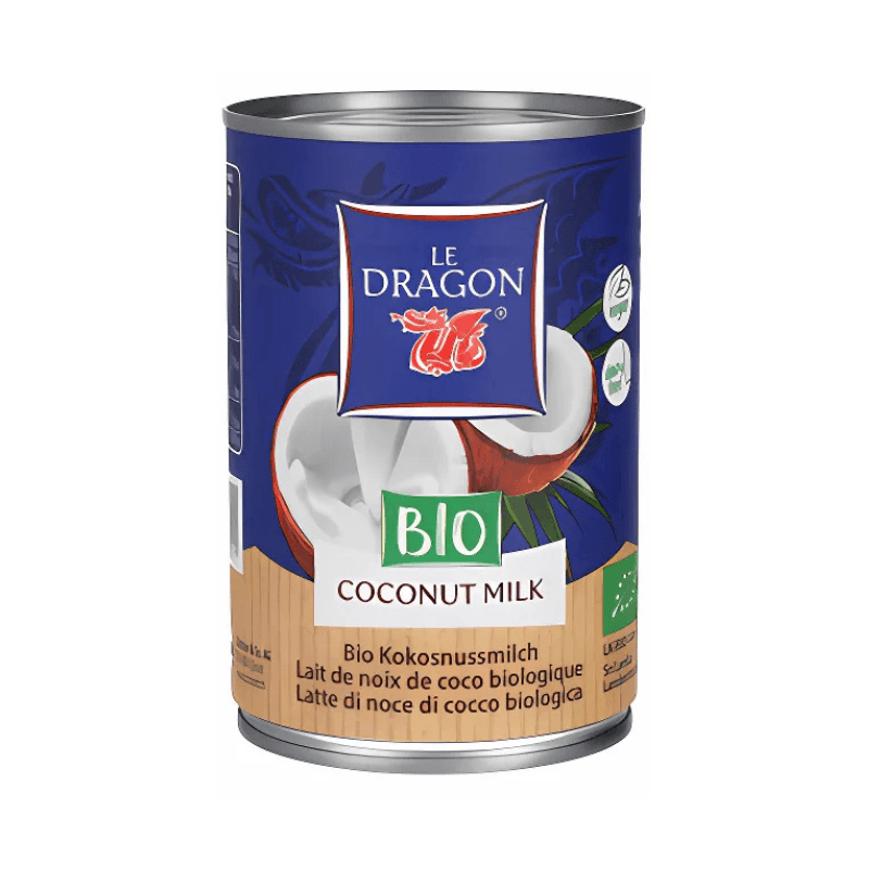 Lait de Coco Bio - LE DRAGON - 400g - Hello Asia