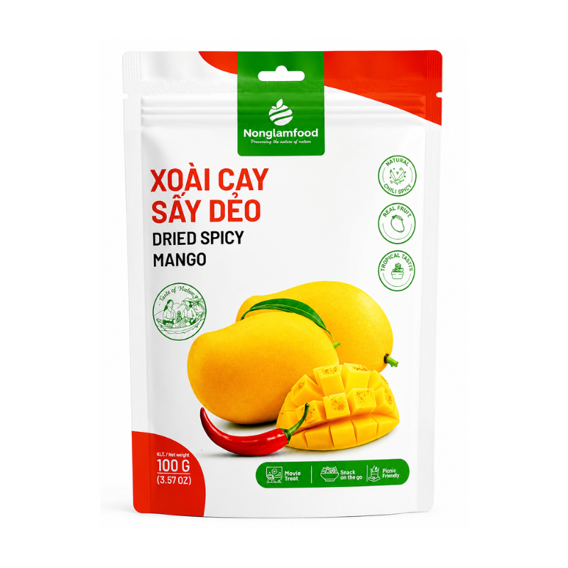 Mangue séchée épicée au piment - NLF - 100g