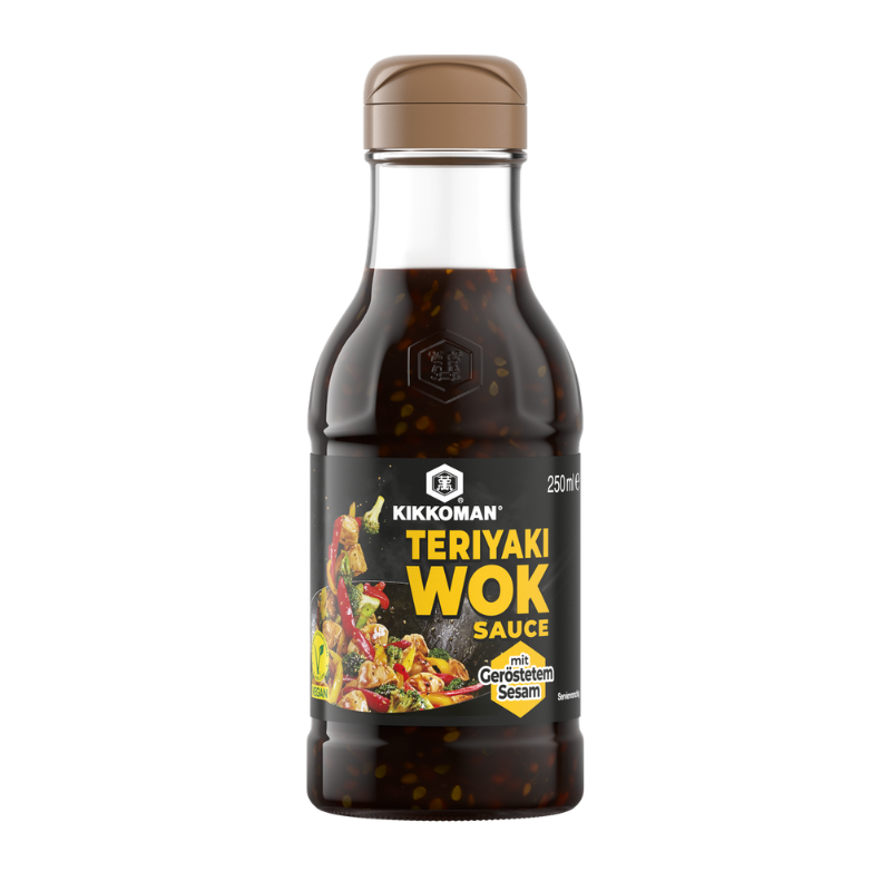 Marinade teriyaki pour wok avec sésame grillé - KIKKOMAN - 250ml
