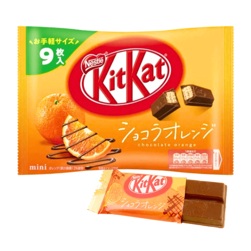 Mini Kit Kat à l'orange chocolatée - NETSLE - 81,2g - Hello Asia