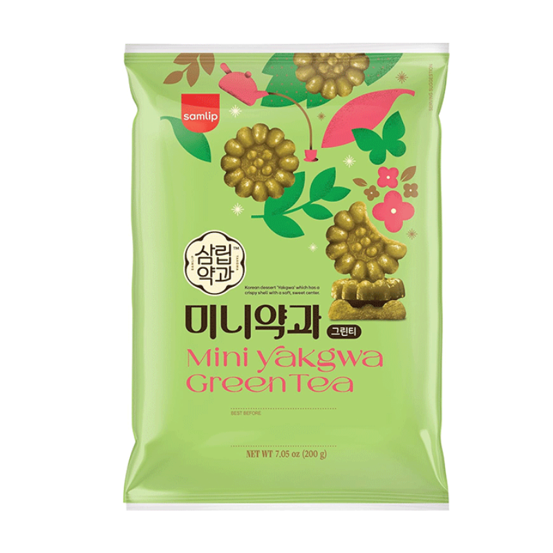 Mini gâteau Yakgwa au thé vert - SAMLIP - 200g