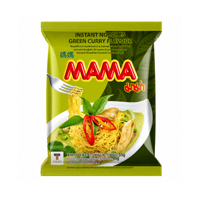 Nouilles instantanées curry vert - MAMA - 55g