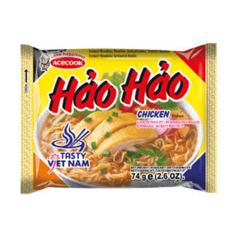 Nouilles instantanées saveur poulet- Hao Hao - 74g - Hello Asia