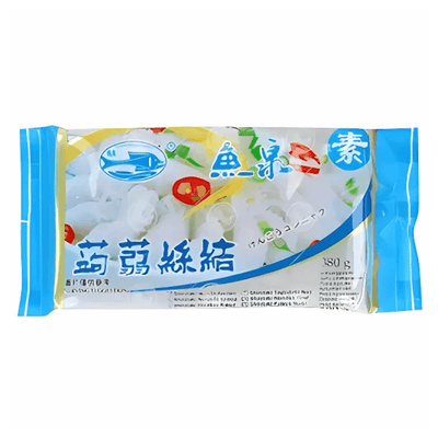 Nouilles de Konjac (Shirataki) en Nœud - FISH WELL - 380g - Hello Asia