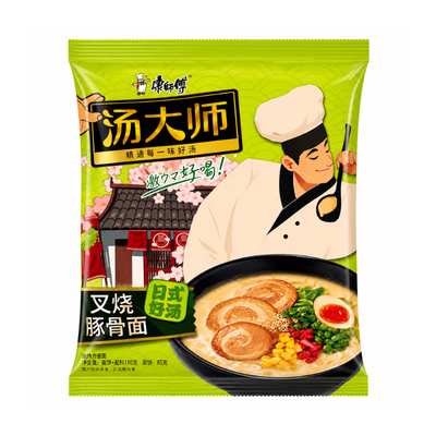 Nouilles instantanées au bouillon d'os de porc à la japonaise - MASTER KONG - 110 g