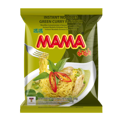 Nouilles instantanées curry vert - MAMA - 55g